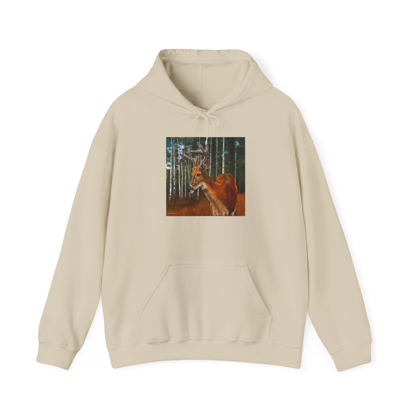 Velvet Crush, Deer Unisex Heavy Blend™ Hooded Sweatshirt