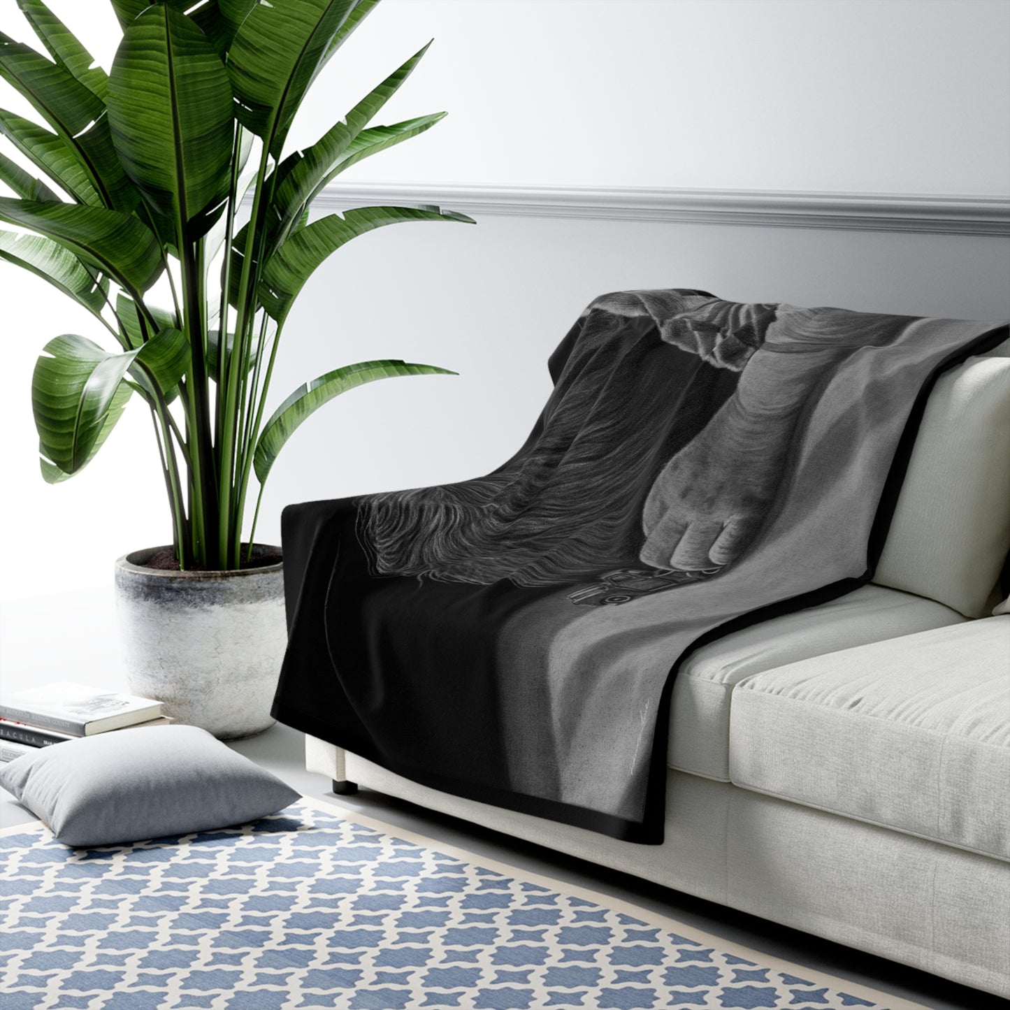 The Gift, Cozy Sherpa Fleece Blanket for Little Dreamers