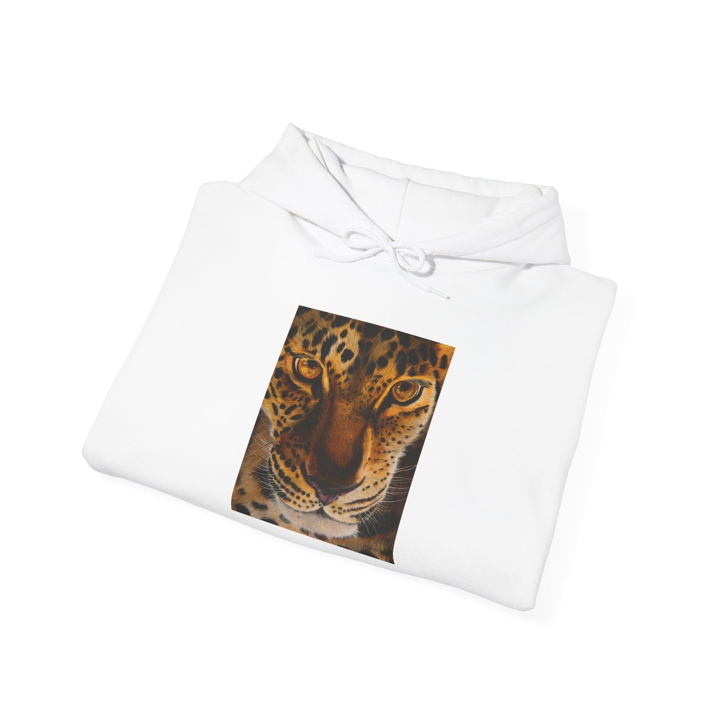 Windows to the Soul, Cozy Unisex Hoodie, Leopard Print Sweatshirt