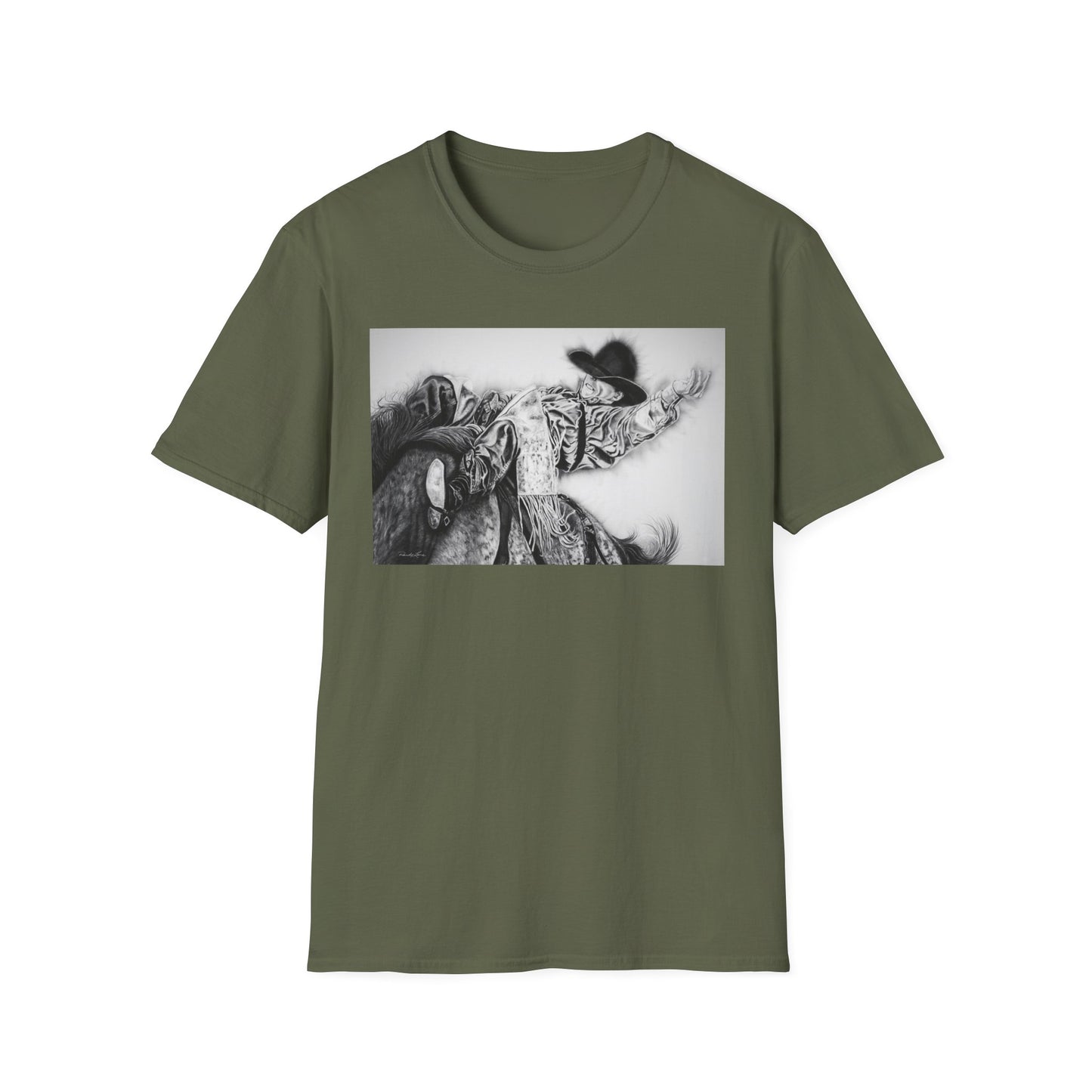 Go Time. Rodeo Cowboy Unisex Softstyle T-Shirt