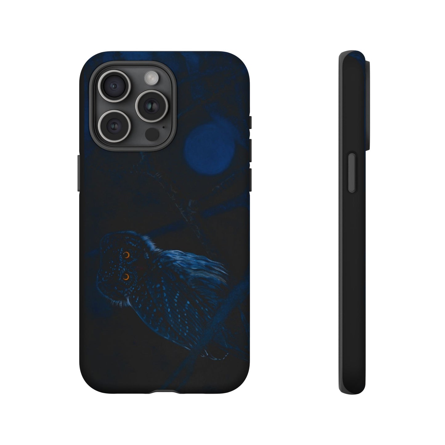 Bright Eyes, Owl Print Phone Case, Tough Cases