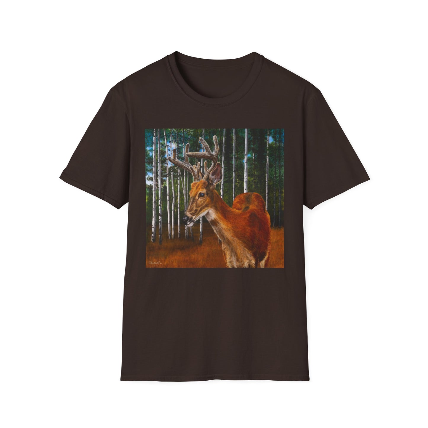 Velvet Crush, Deer Unisex Softstyle T-Shirt