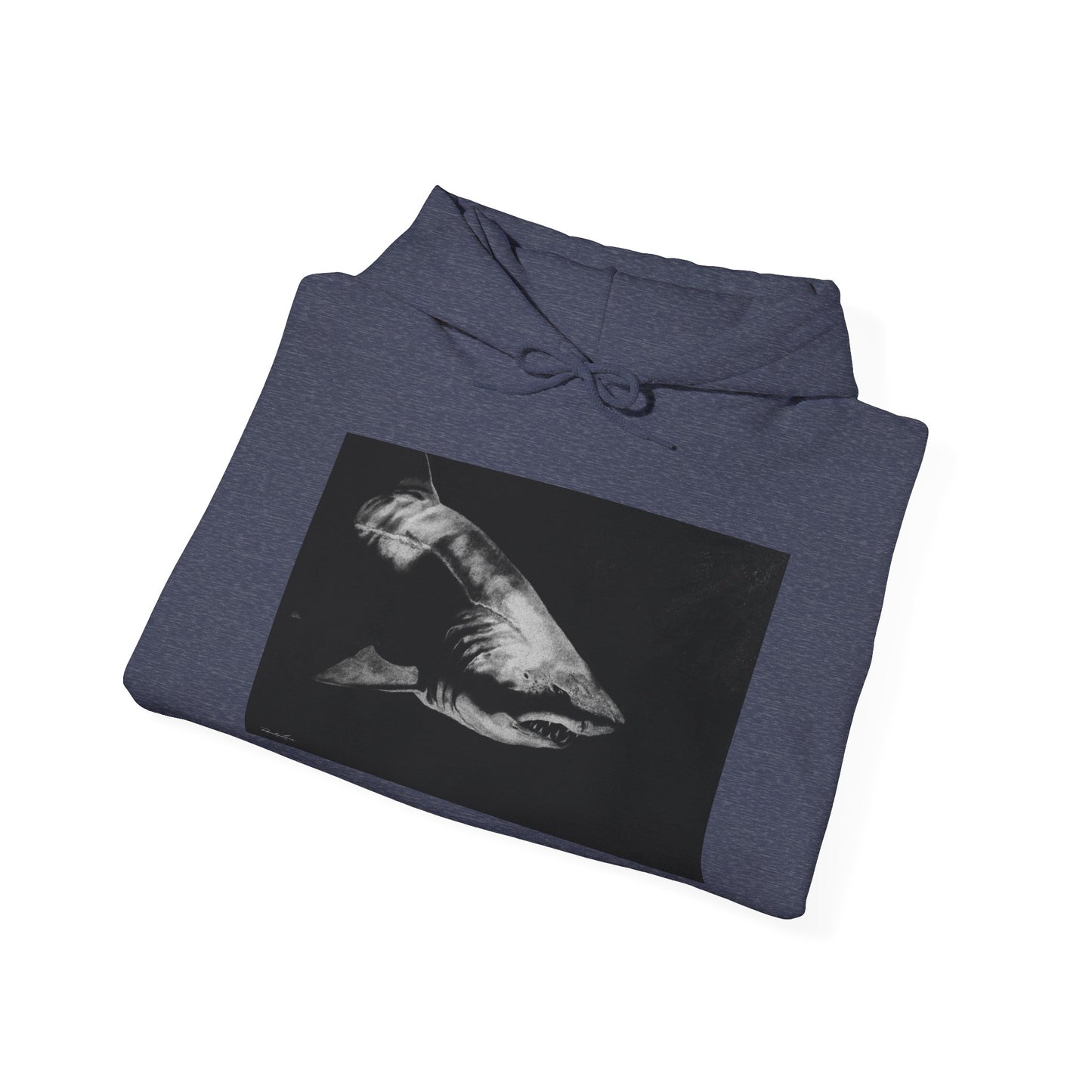 Below, Shark theme Unisex Hoodie