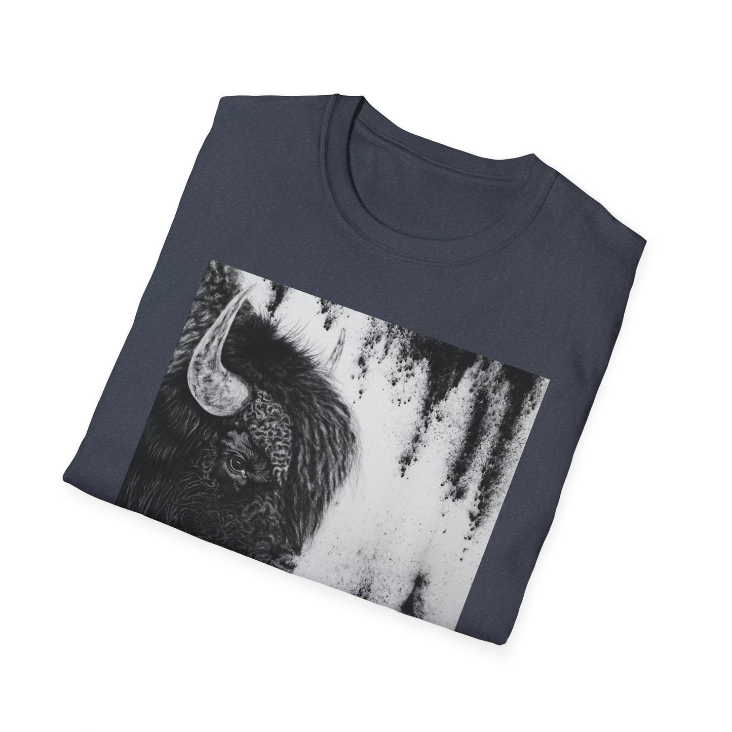 Pride, Bison Graphic Tee, Unisex Softstyle T-Shirt