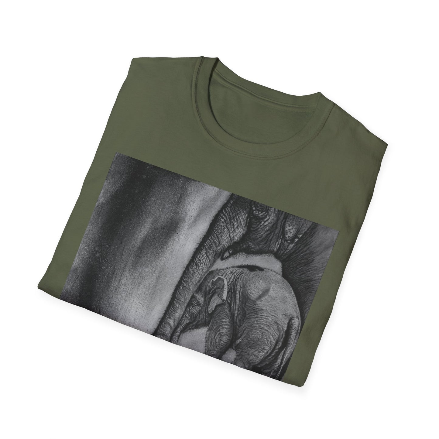 Trunks of Love, Elephant Unisex Softstyle T-Shirt