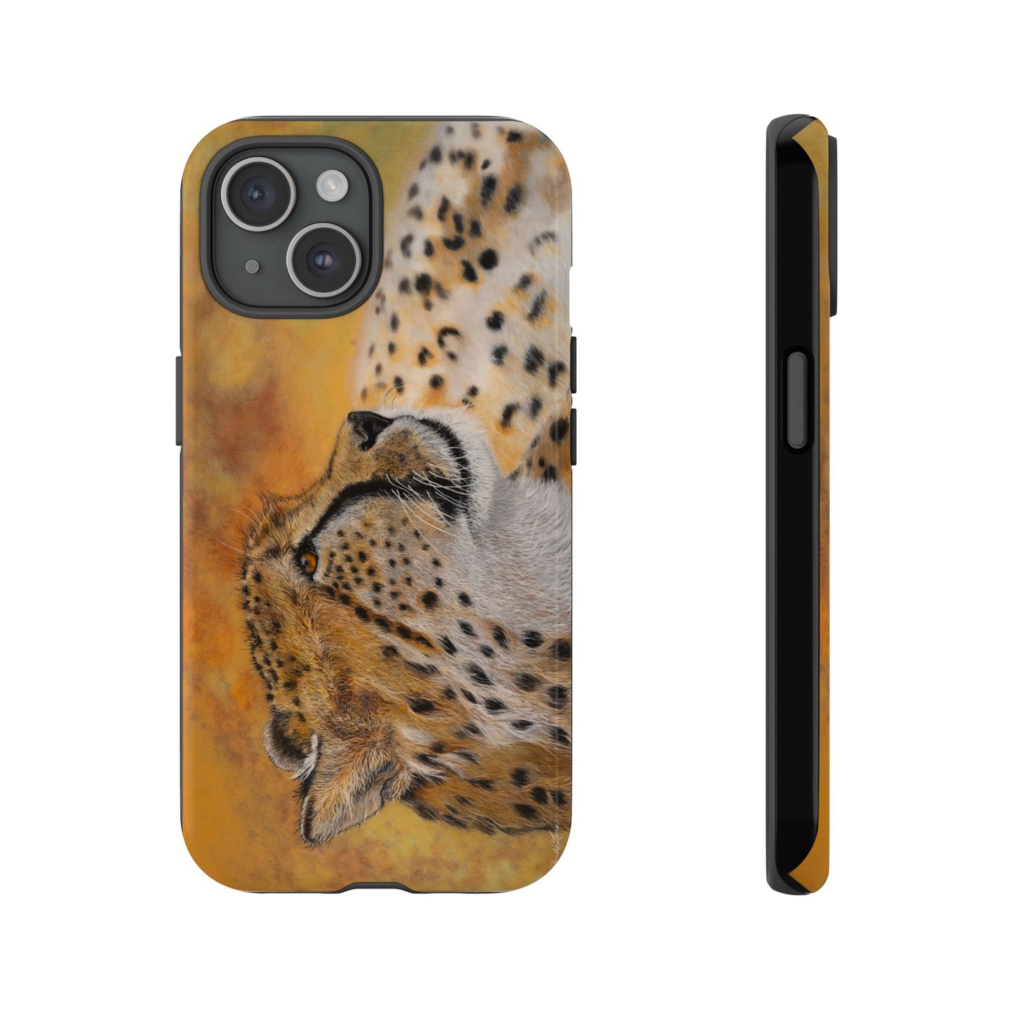 Cheetah Chill, Cheetah Phone Case, Tough Cases