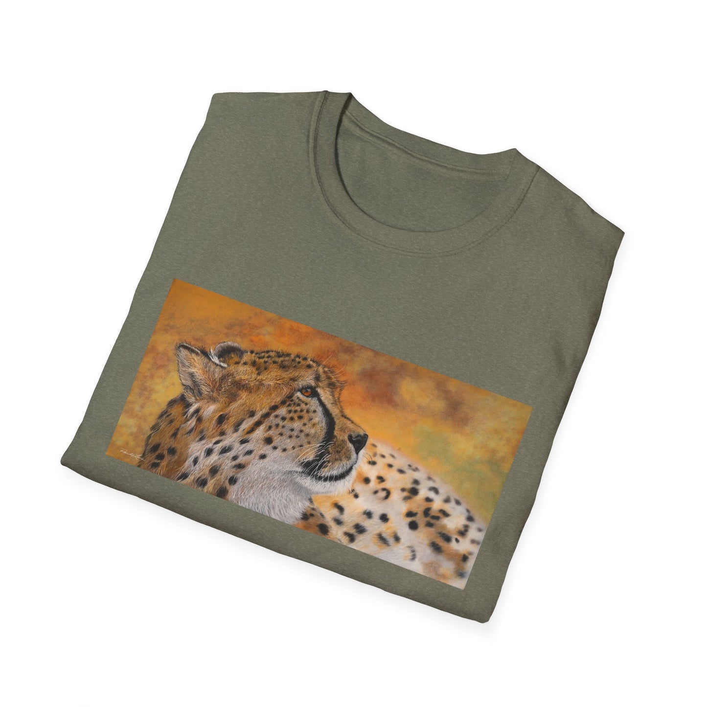 Cheetah Chill, Cheetah Unisex soft T-Shirt