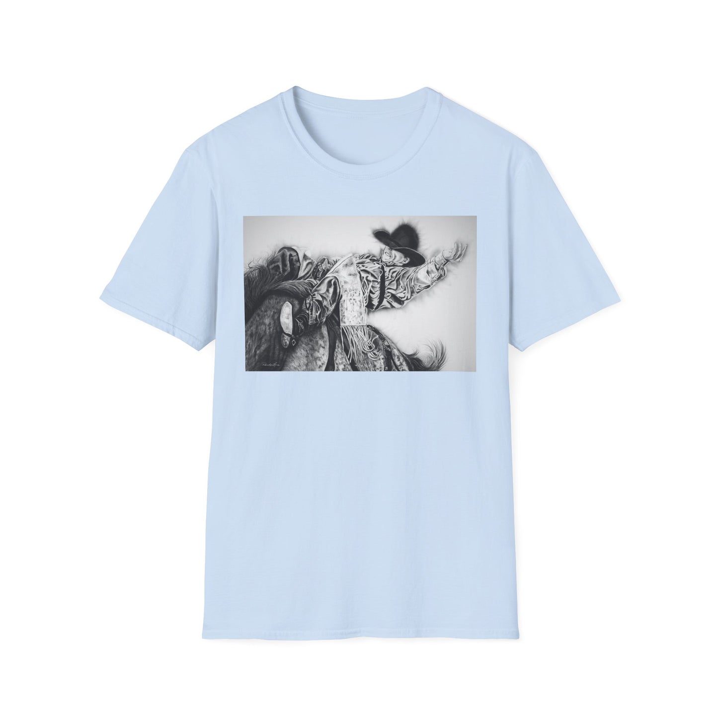 Go Time. Rodeo Cowboy Unisex Softstyle T-Shirt