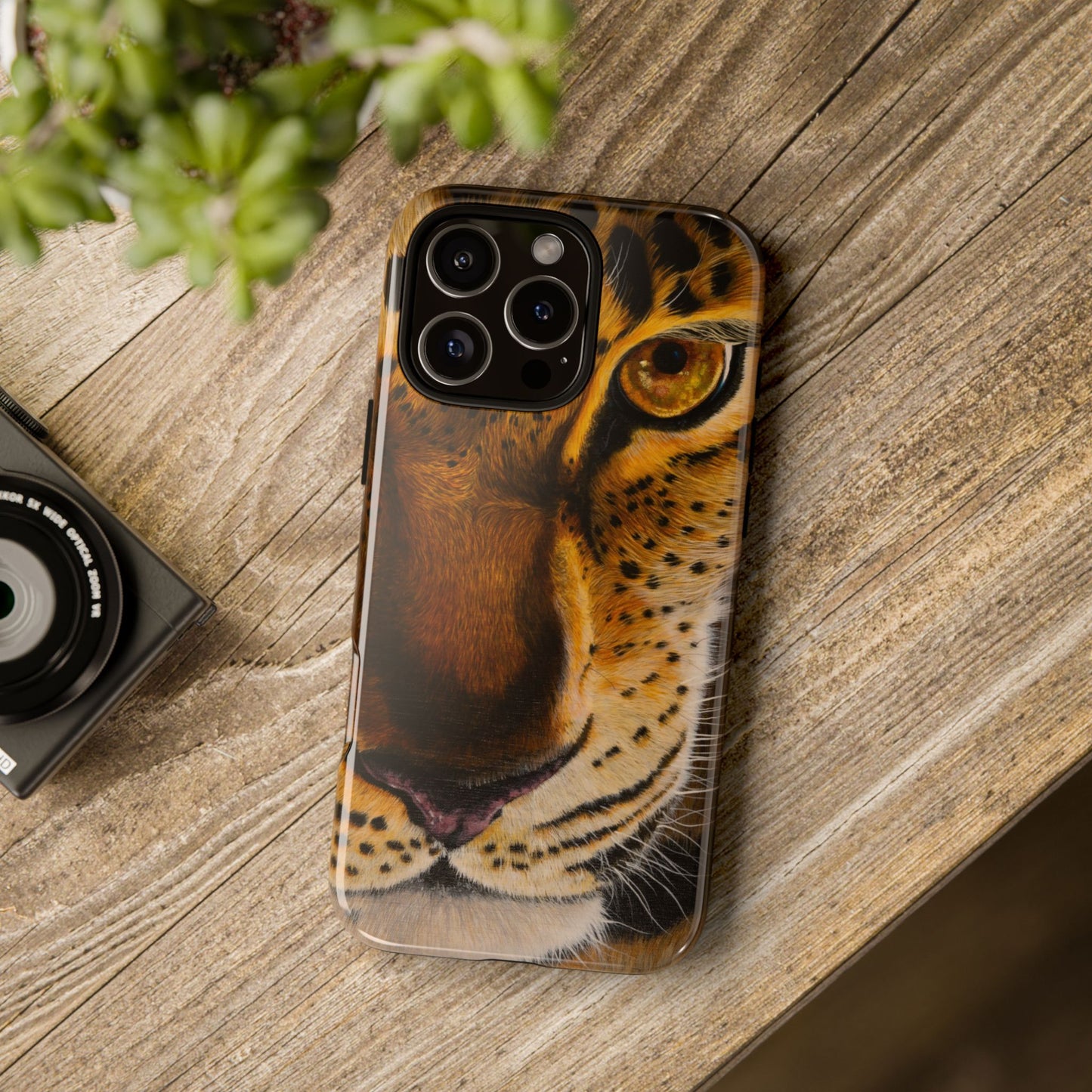 Windows to the Soul, Leopard Phone Case| Tough Cases