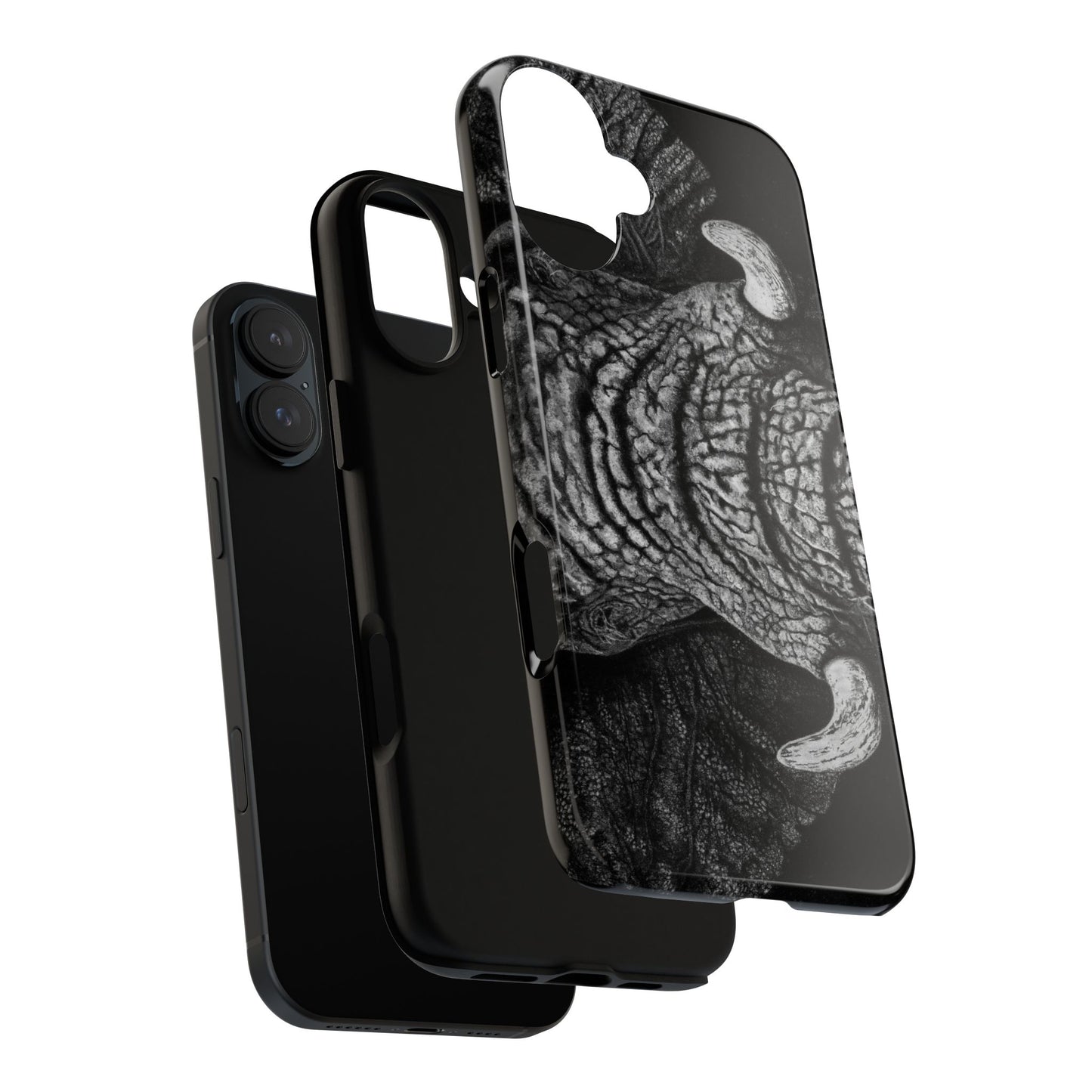 Ebony and Ivory, Elephant Phone Case, Tough Cases