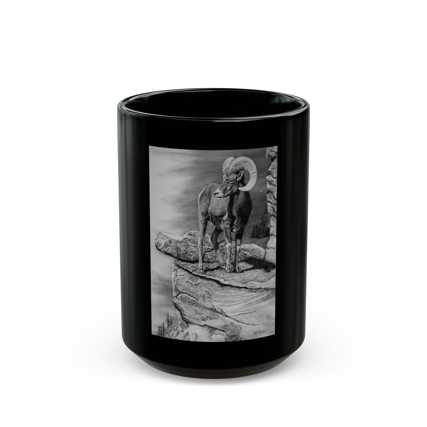 Legendary, Bighorn Sheep Black Mug