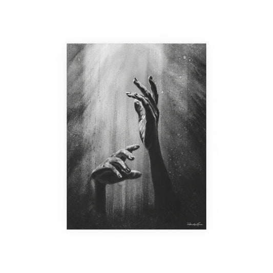 Divine Dance, Reaching Hands Fine Art Print