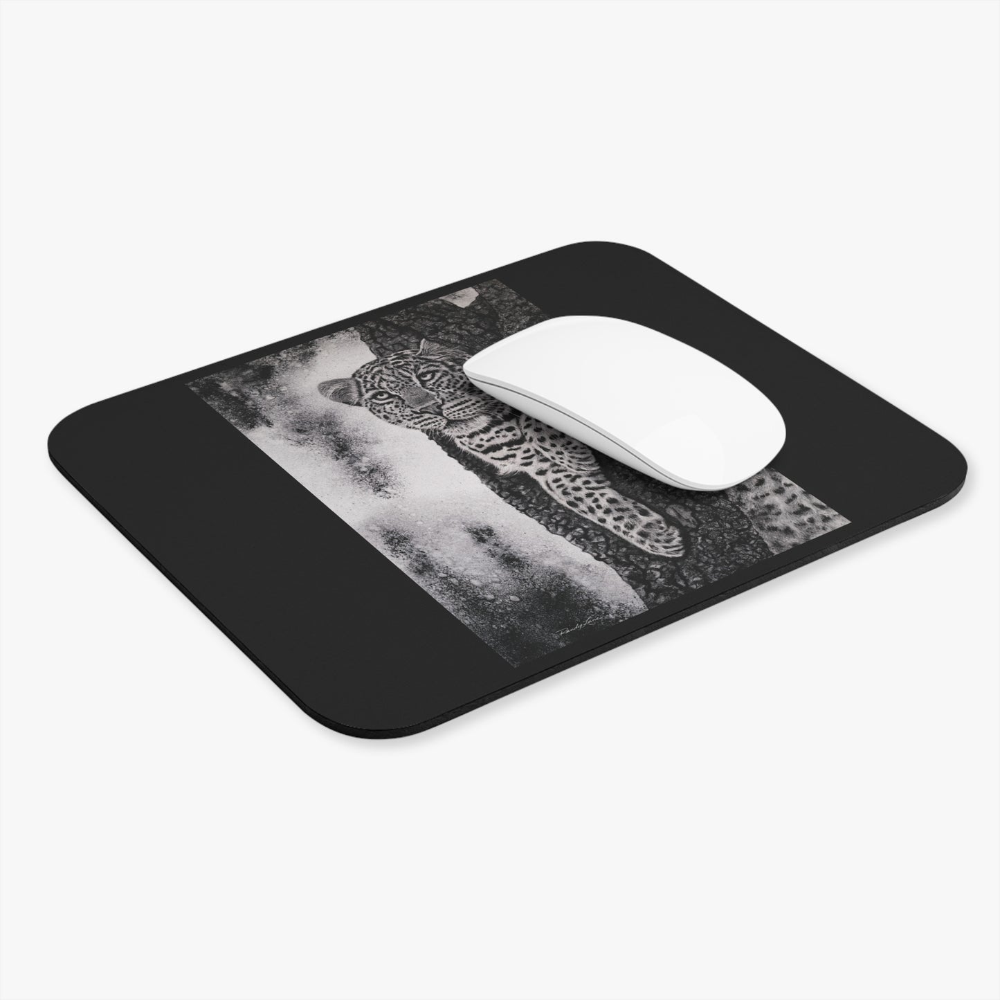 Tree Hugger, Leopard Mouse Pad