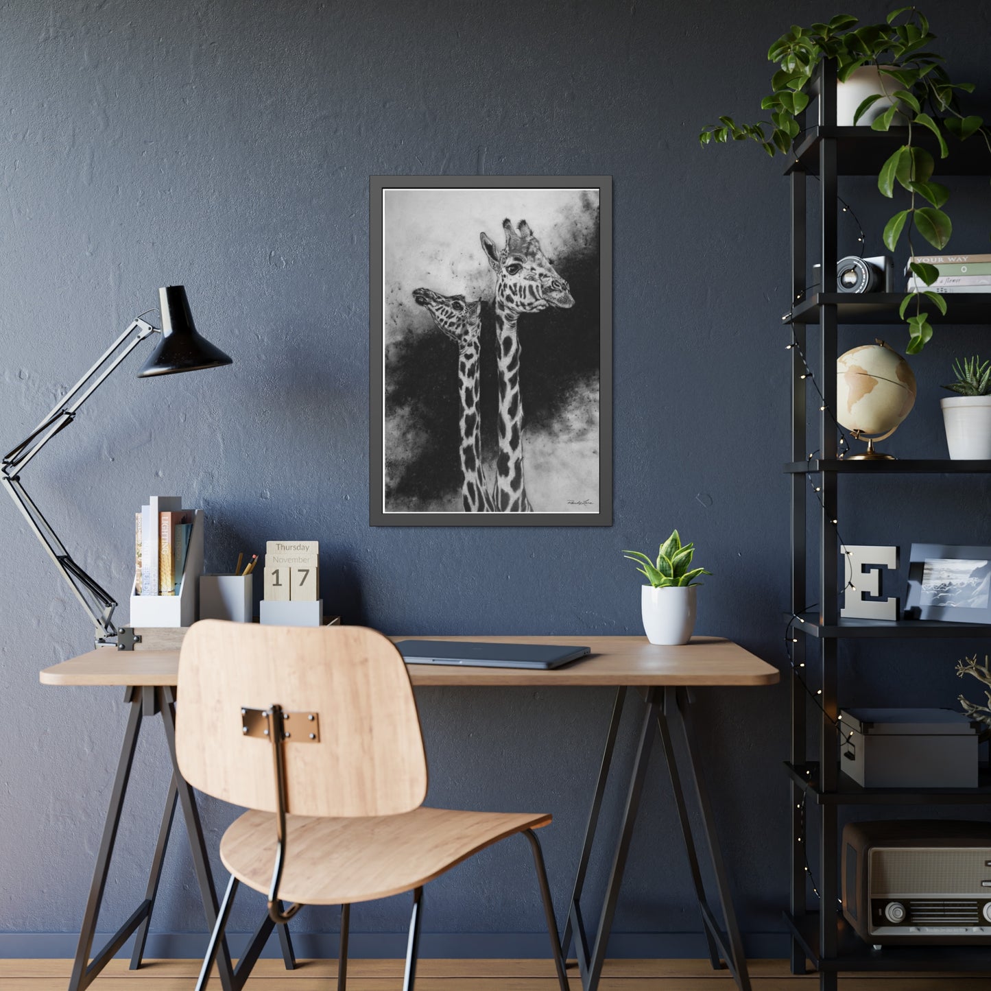 Grace in the Grasslands, Framed Fine Art Prints