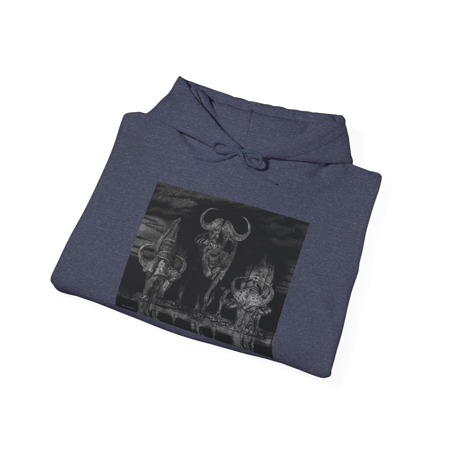 The Waterhole, Cape Buffalo Hooded Sweatshirt