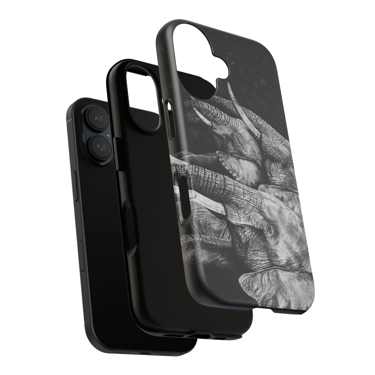 Brushland Bond. Elephant Art Tough Phone Case