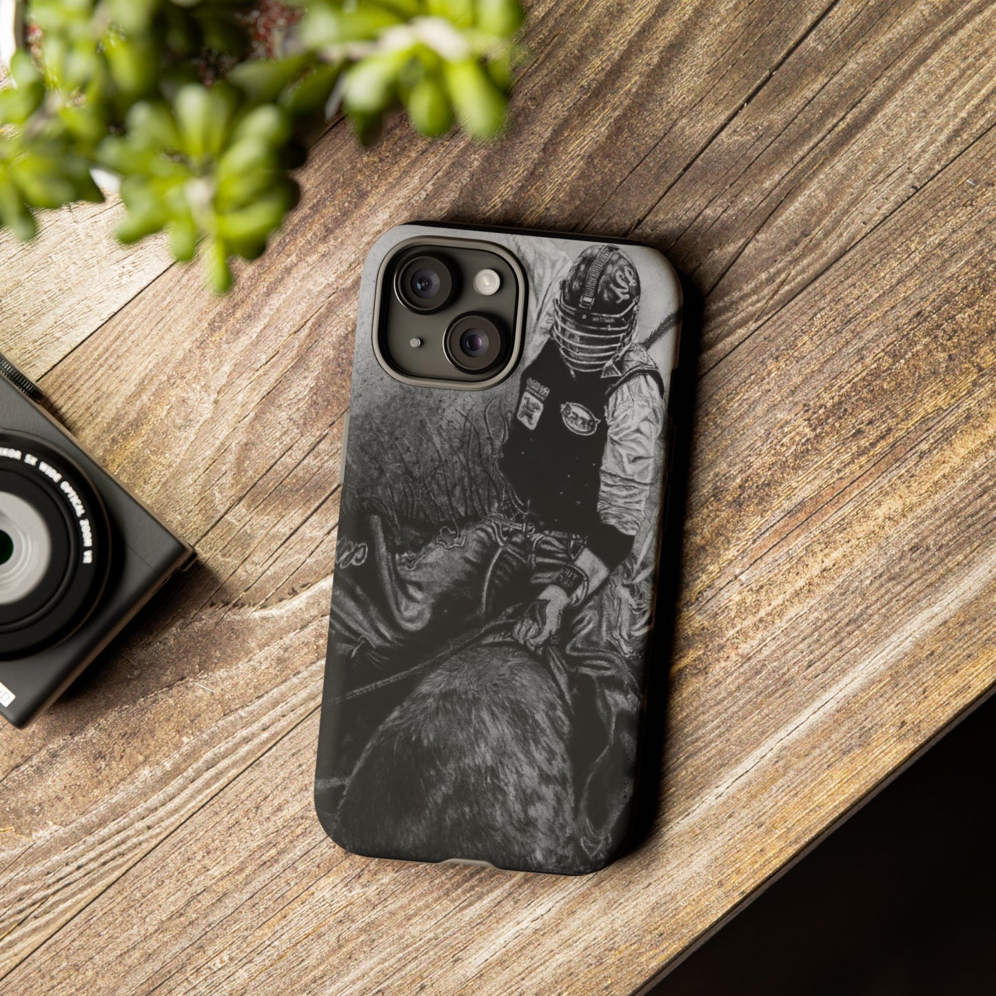 Gettin Frosty. Bull Rider Tough Cases: Durable Phone Case