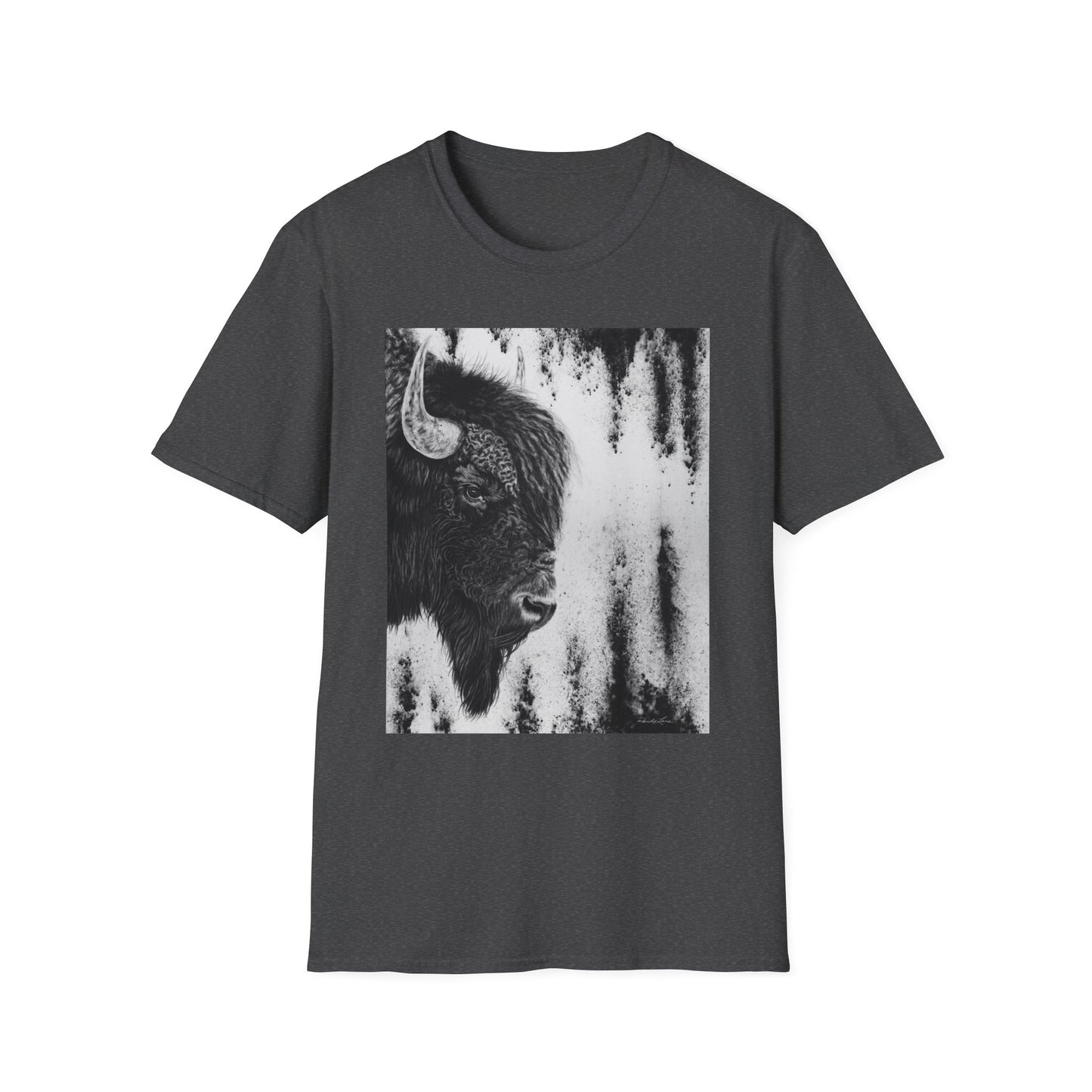 Pride, Bison Graphic Tee, Unisex Softstyle T-Shirt