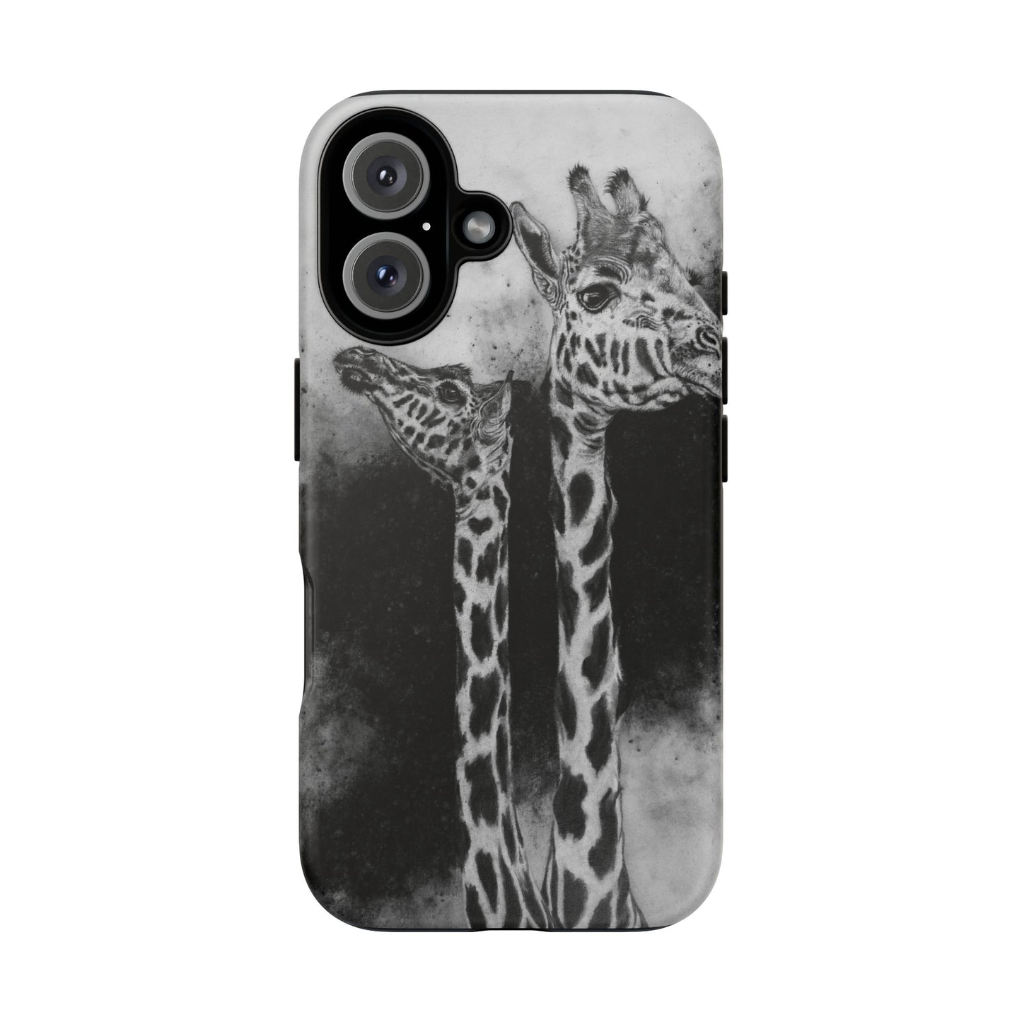 Grace in the Grassland, Giraffe Tough Phone Cases