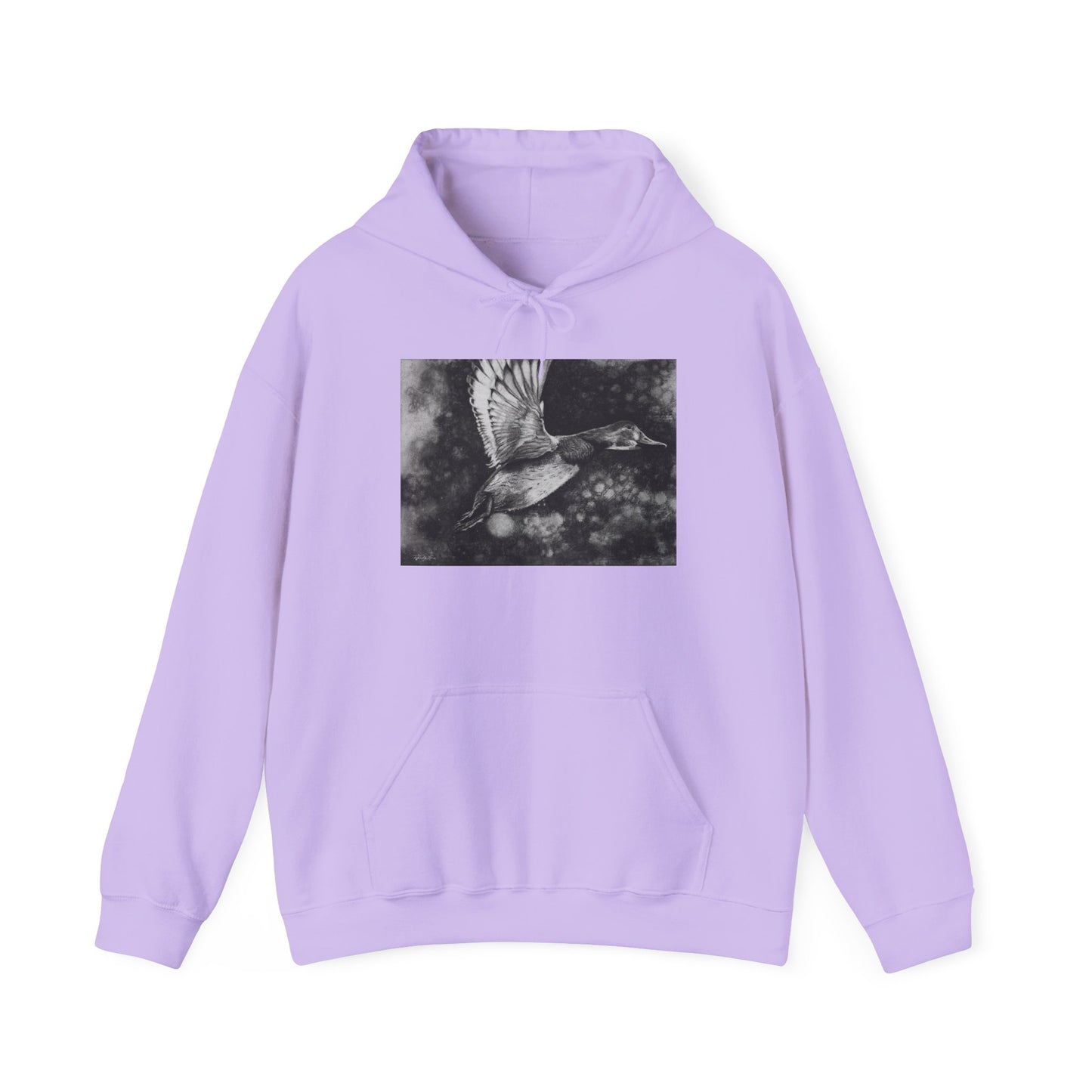Flare, Flying Duck Unisex Hooded Sweatshirt