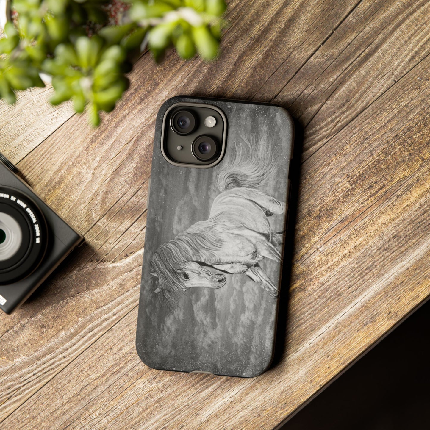 Equine Elegance. Prancing Horse Phone Case