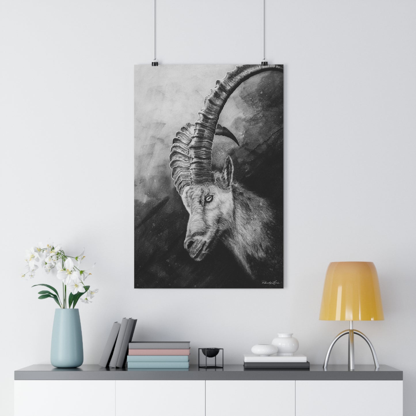 Apex, Alpine Mountain Goat Giclée Art Print