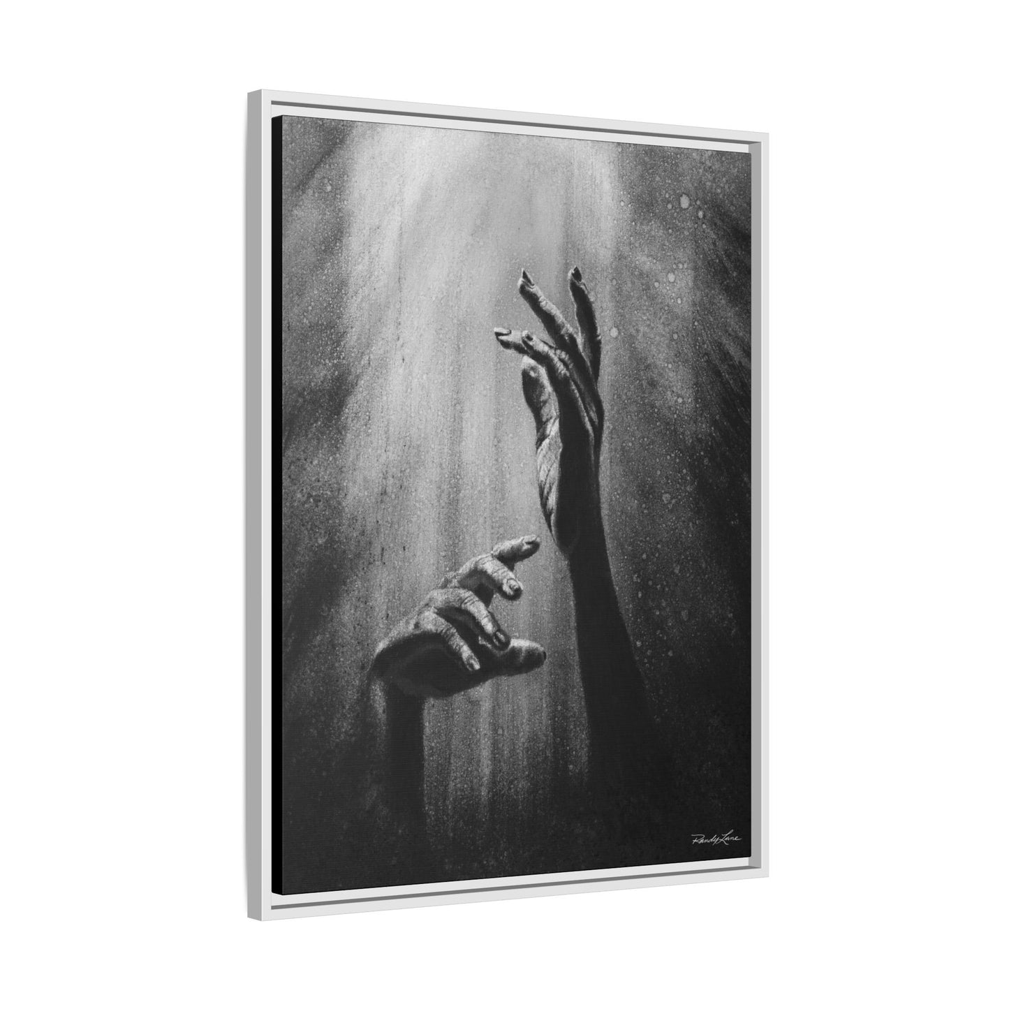 Divine Dance. Framed Stretched Matte Canvas Art Print