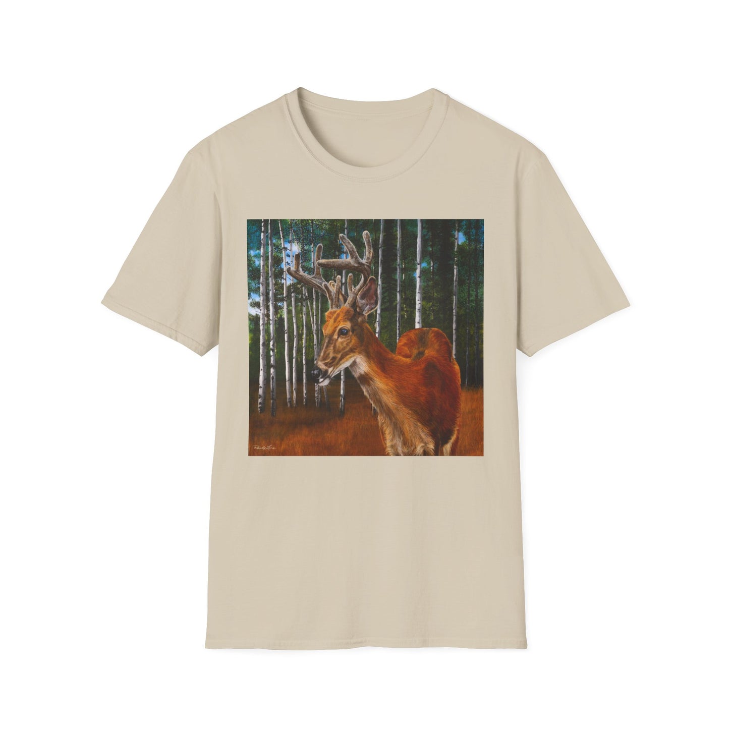Velvet Crush, Deer Unisex Softstyle T-Shirt