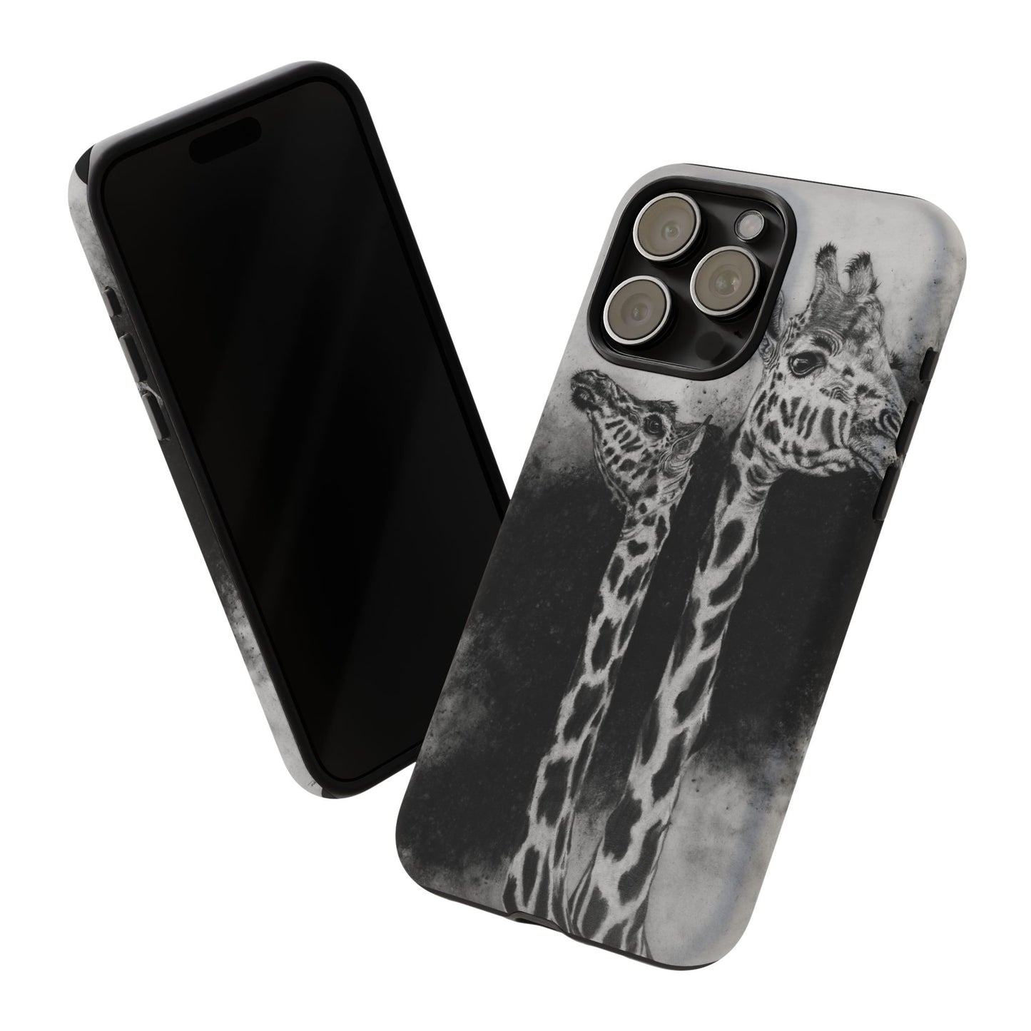 Grace in the Grassland, Giraffe Tough Phone Cases