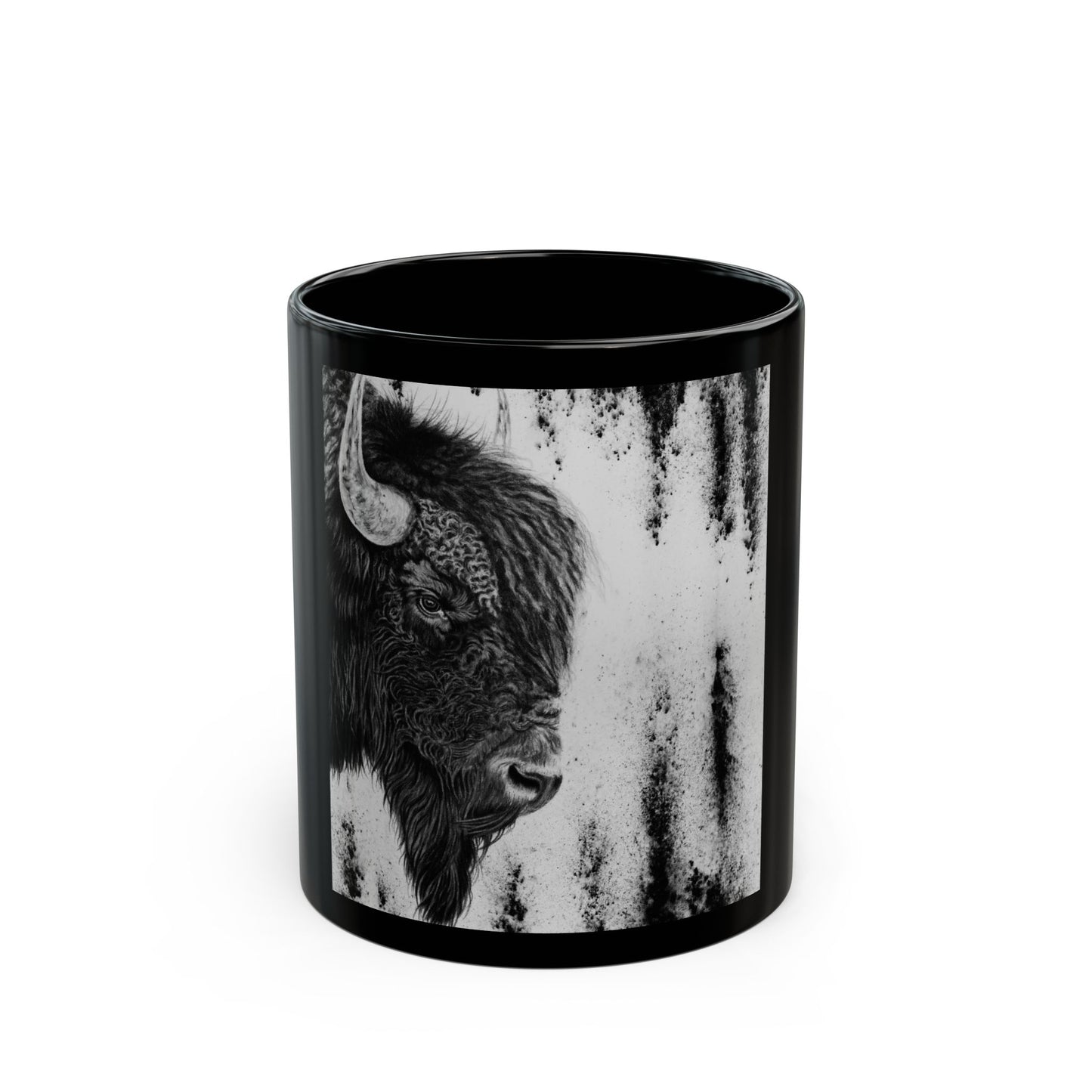 Pride, Bison Black Mug