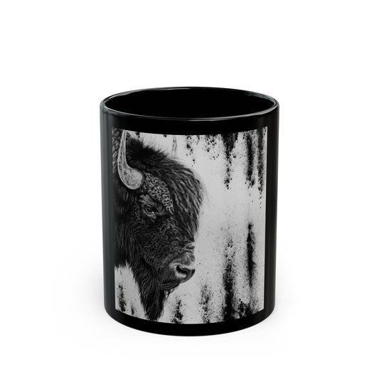 Pride, Bison Black Mug