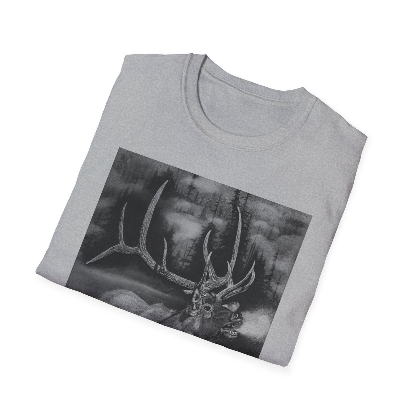 Mountain Music, Elk Unisex Soft T-Shirt