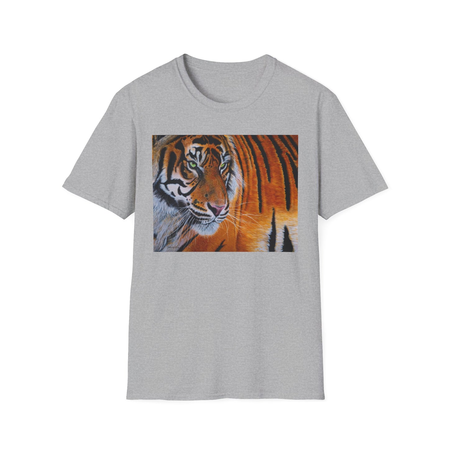Tiger Stripe, Tiger Graphic T-Shirt, Unisex Softstyle Tee