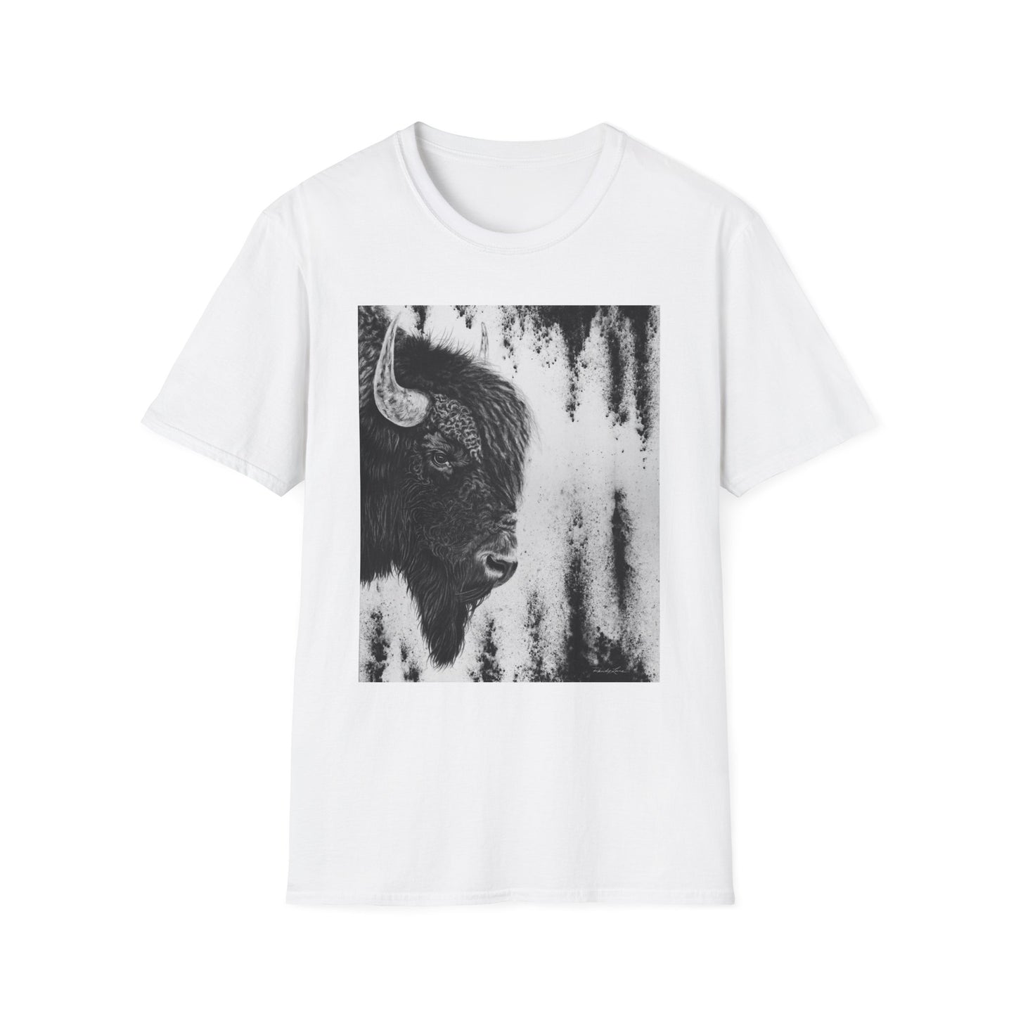 Pride, Bison Graphic Tee, Unisex Softstyle T-Shirt