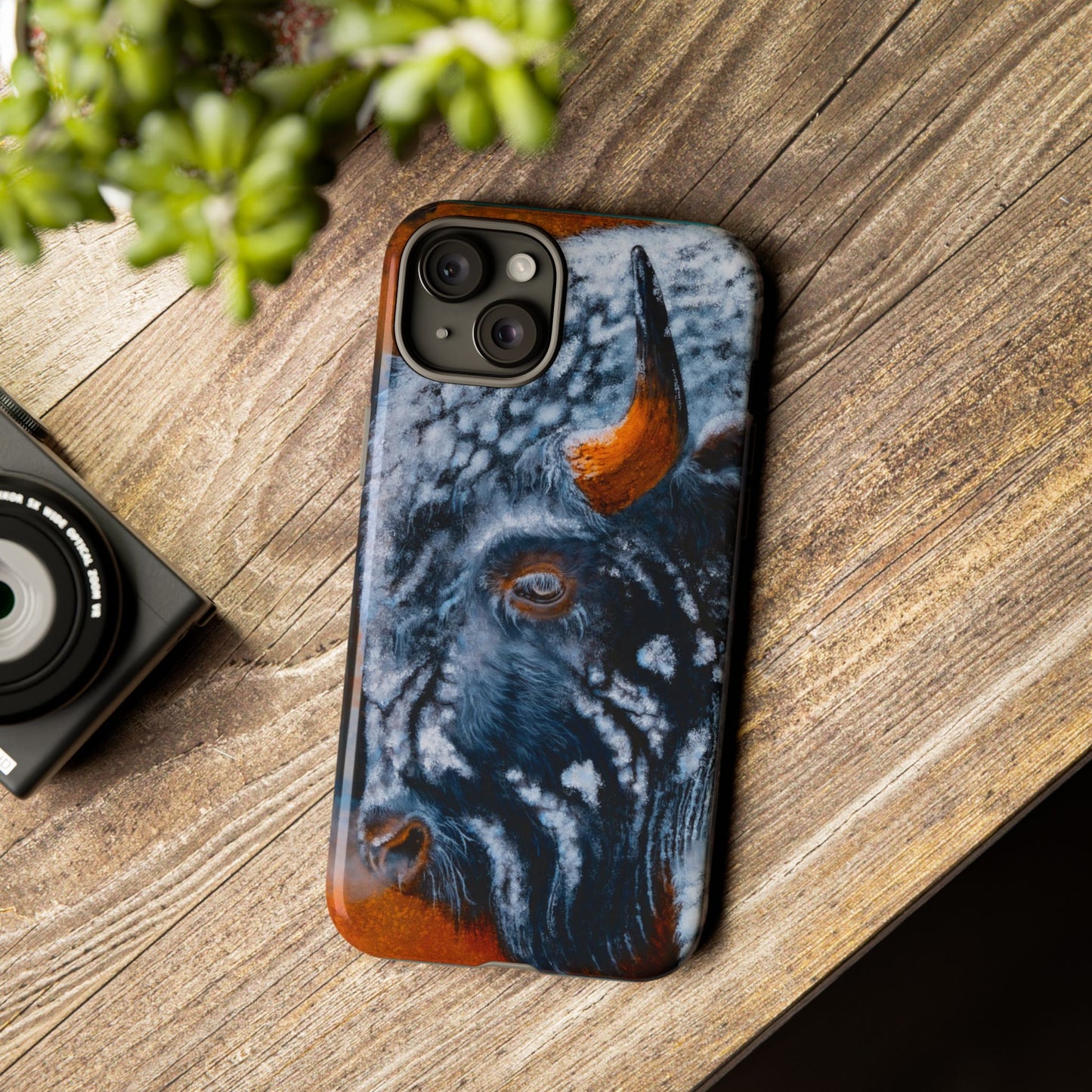 Storm Bison, Phone Case