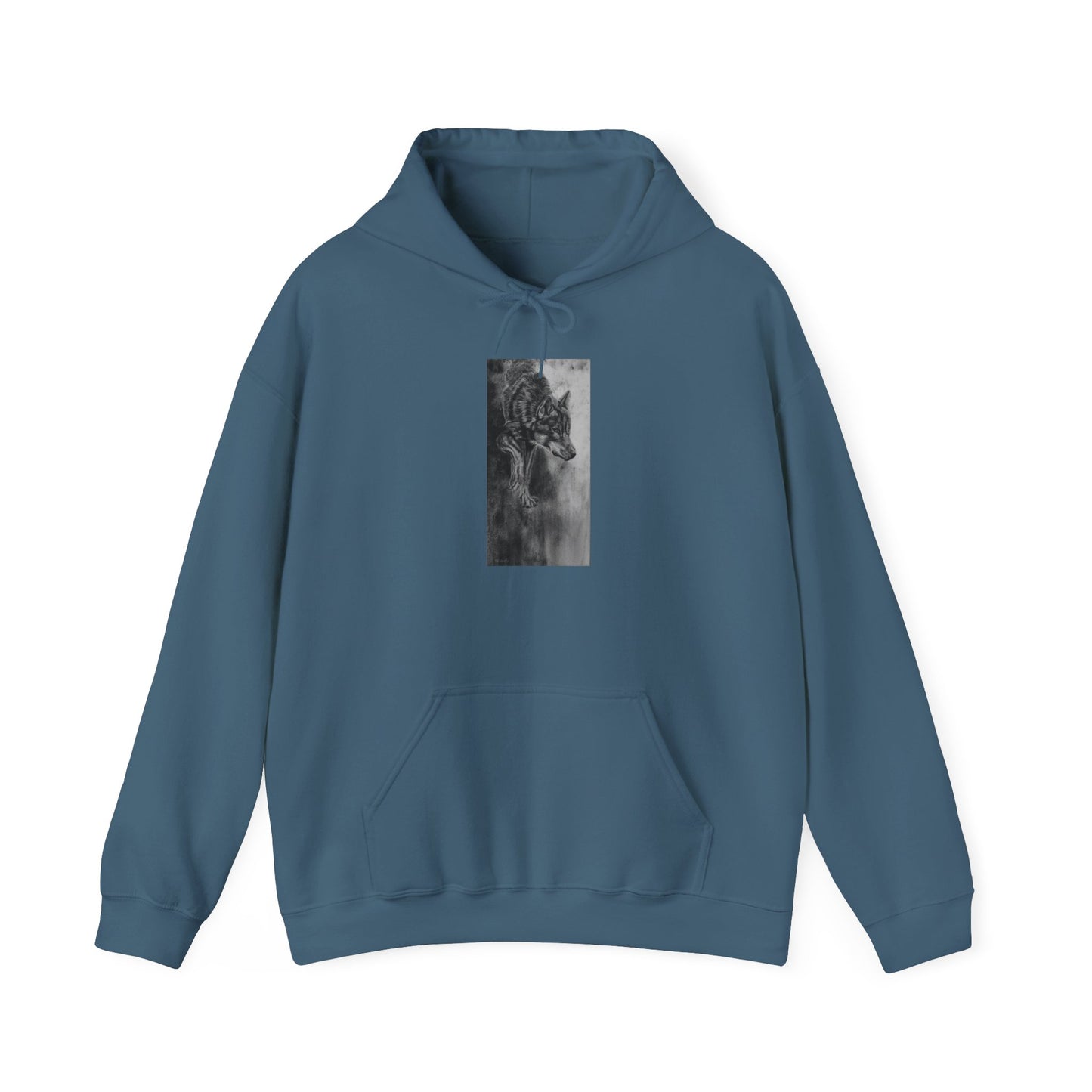 Grace in the Grassland, Giraffe Unisex Heavy Blend Hooded Sweatshirt