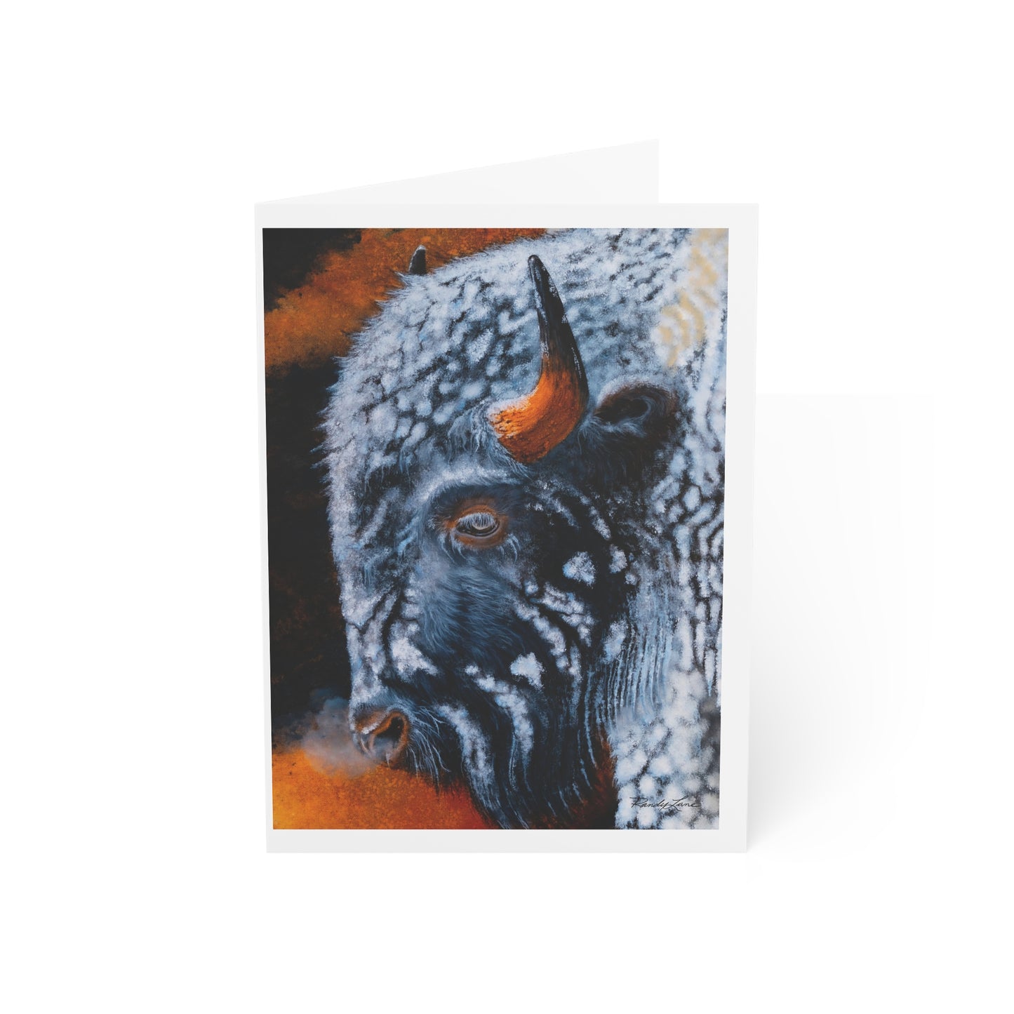 Storm Bison, Greeting Cards Set -  Perfect for Every Occasion