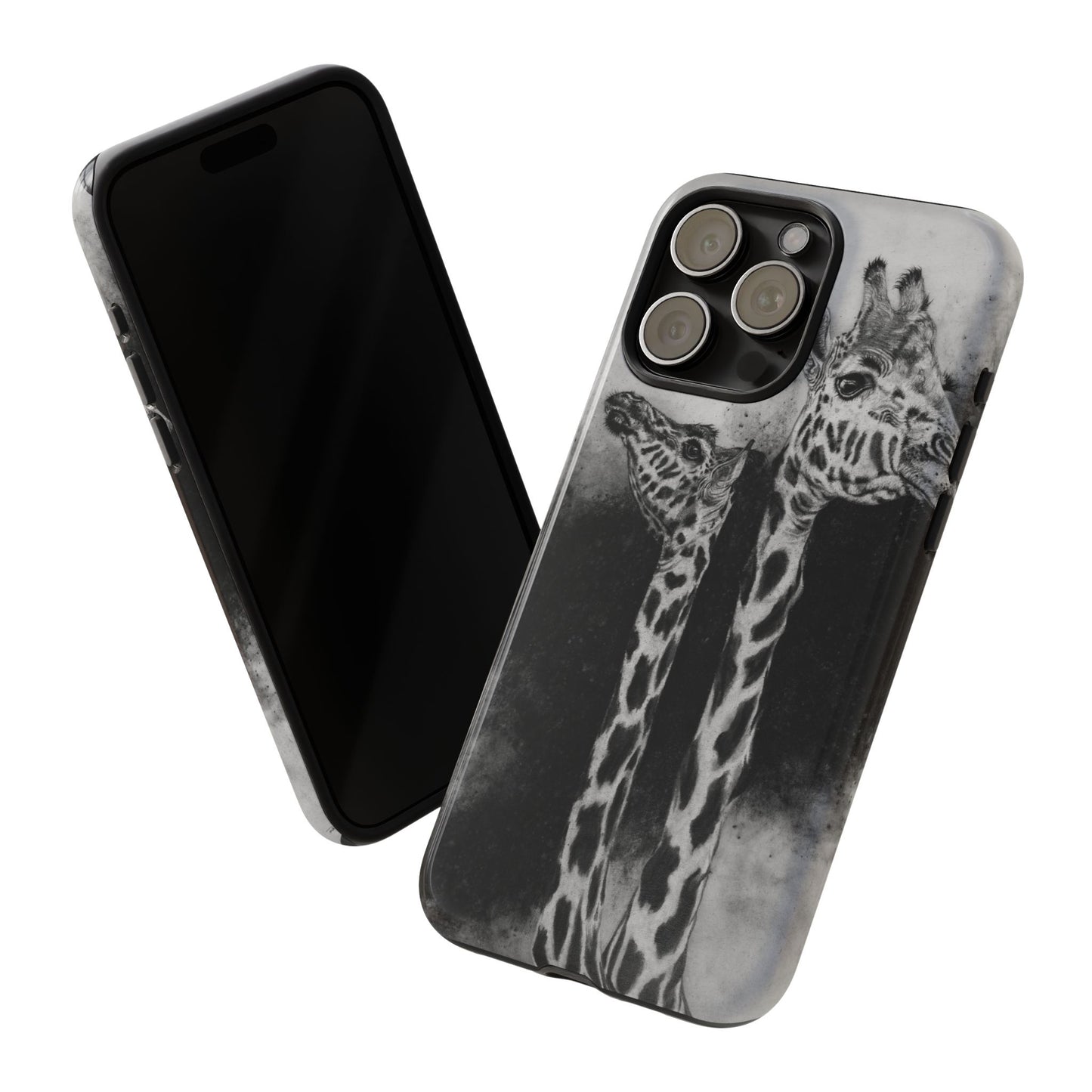 Grace in the Grassland, Giraffe Tough Phone Cases