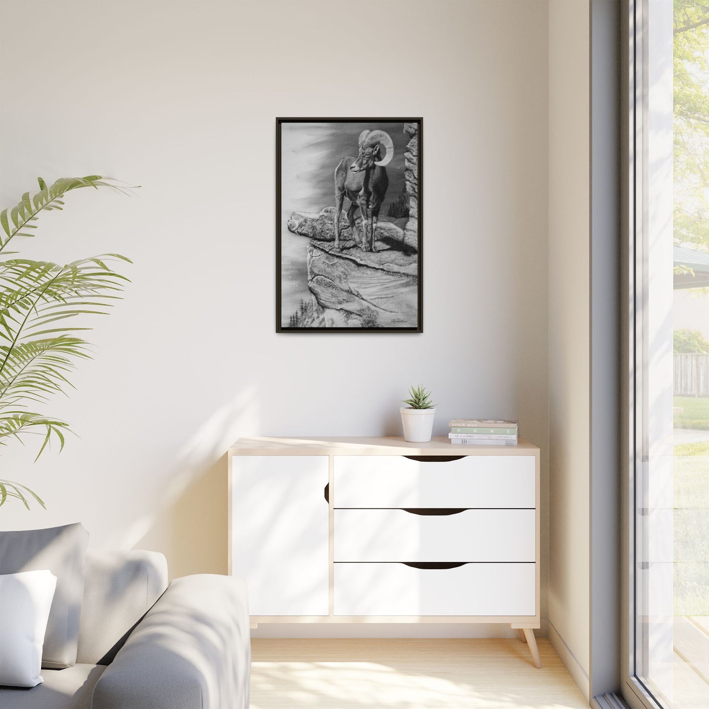 Legendary, Bighorn Sheep Framed Fine Art Print
