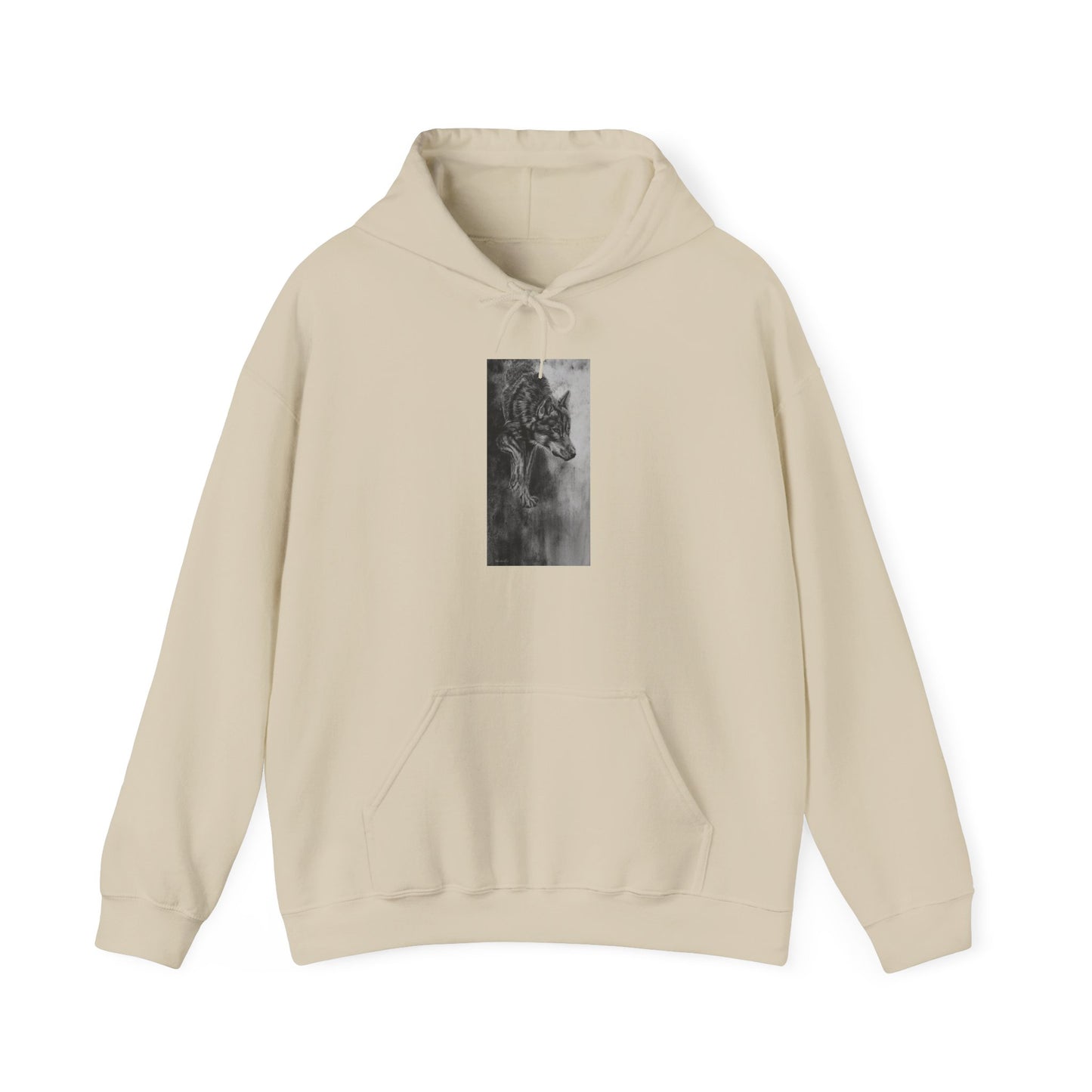 Grace in the Grassland, Giraffe Unisex Heavy Blend Hooded Sweatshirt