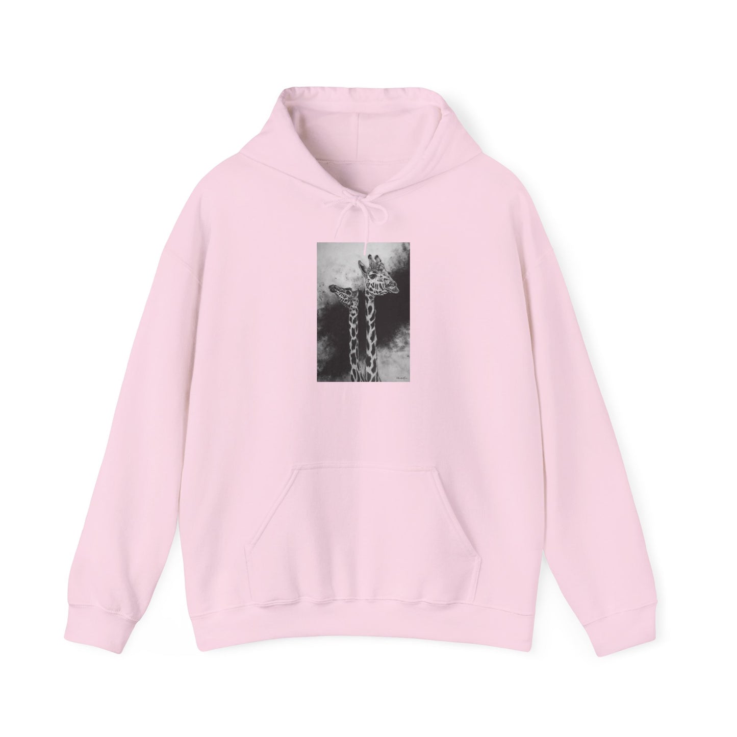 Grace in the Grassland, Giraffe Unisex Heavy Blend™ Hooded Sweatshirt