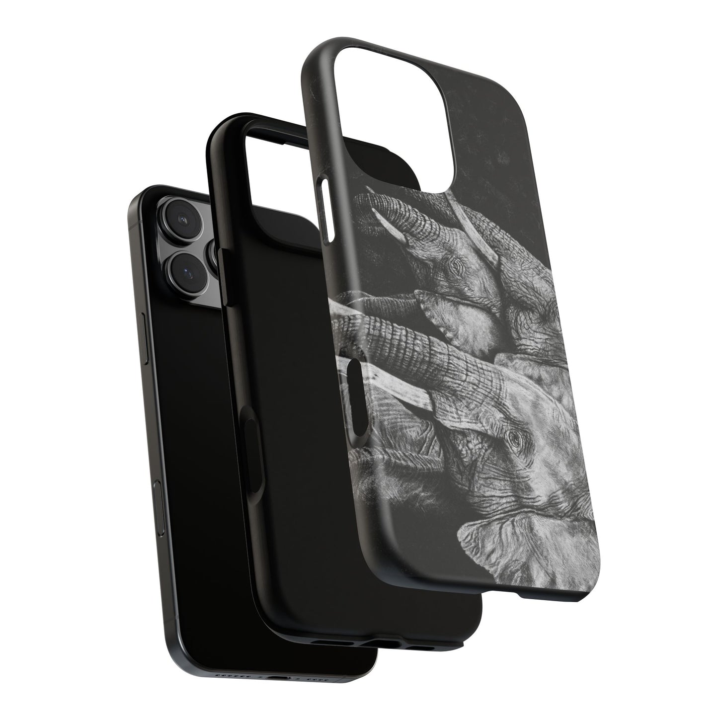 Brushland Bond. Elephant Art Tough Phone Case