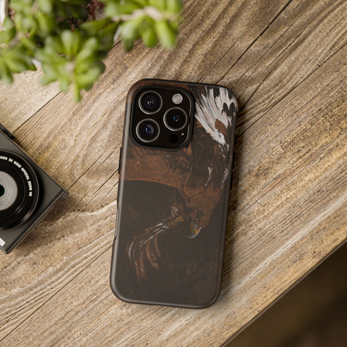 Golden Flight, Eagle Design Phone Case, Tough Cases