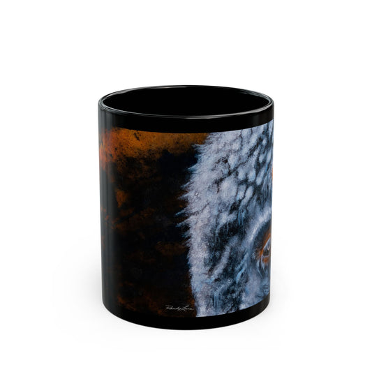 Storm Bison, Artistic Black Mug