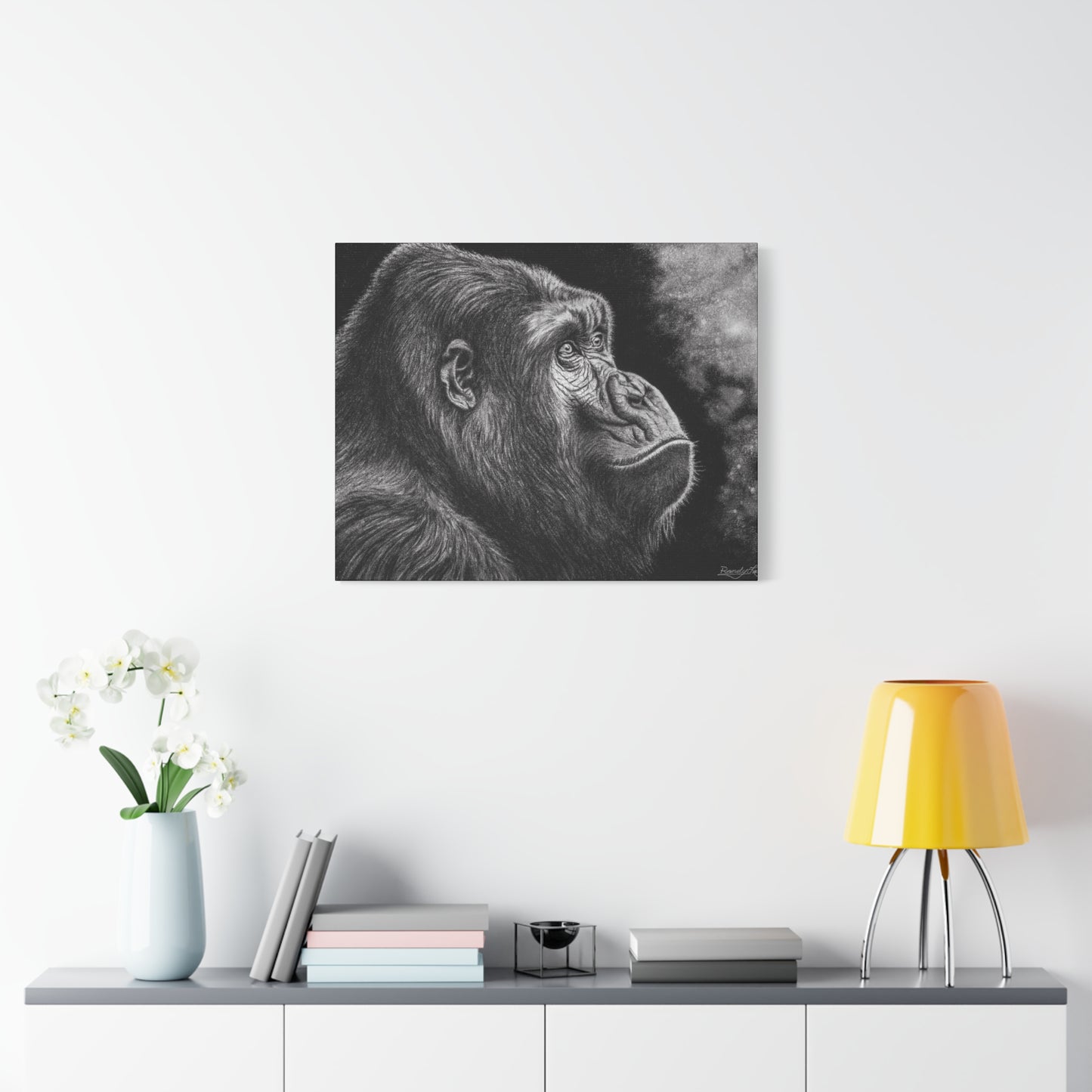 Gorilla, Matte Canvas, Stretched, 1.25"