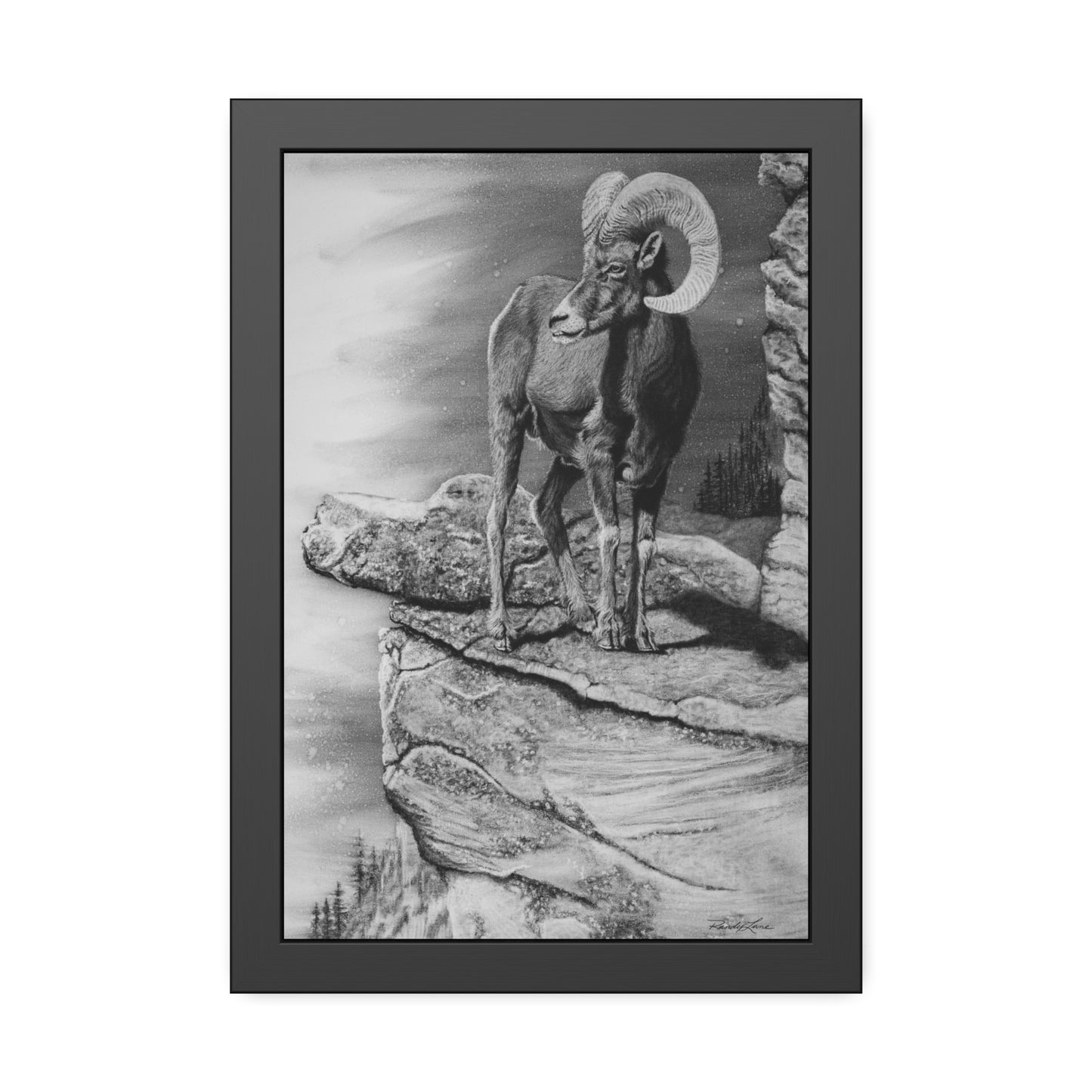 Legendary, Bighorn Sheep Framed Fine Art Print