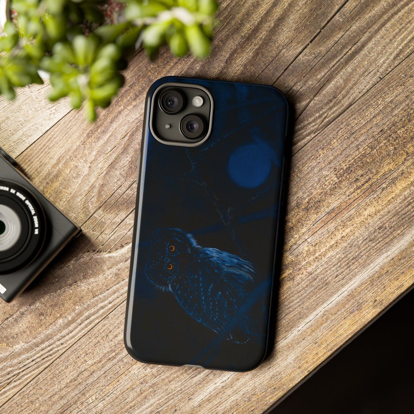 Bright Eyes, Owl Print Phone Case, Tough Cases