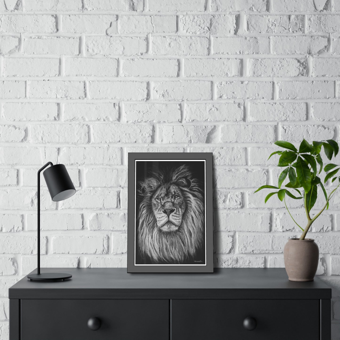 The Mane Event, Framed Fine Art Lion Prints