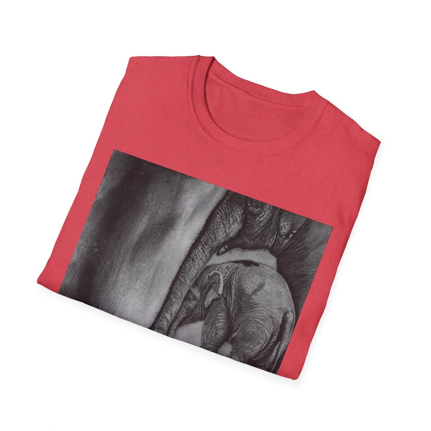 Trunks of Love, Elephant Unisex Softstyle T-Shirt