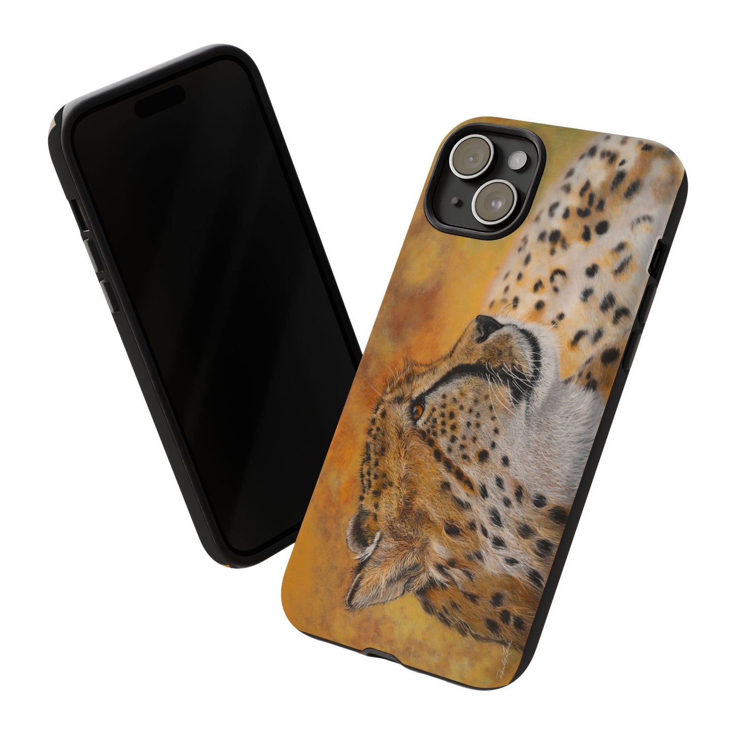 Cheetah Chill, Cheetah Phone Case, Tough Cases